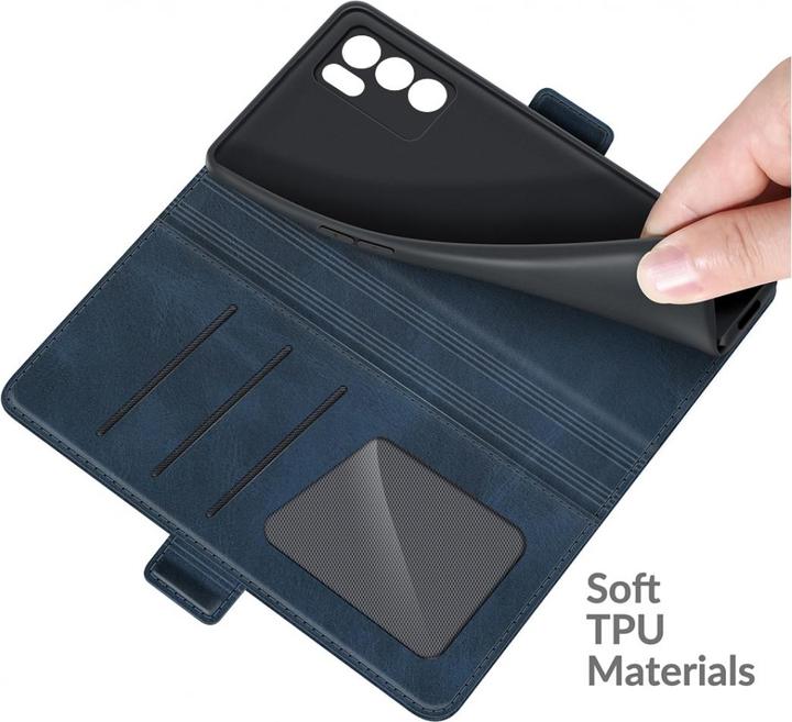 Actual product image Screenguard Oppo Reno6 5G CardLounge Leather Case (Oppo Reno 6 5G)