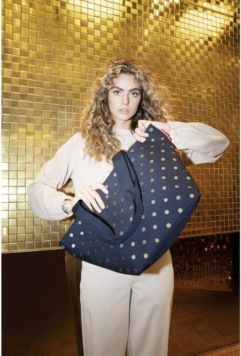Produktbild reisenthel shopper M metallic dots blue