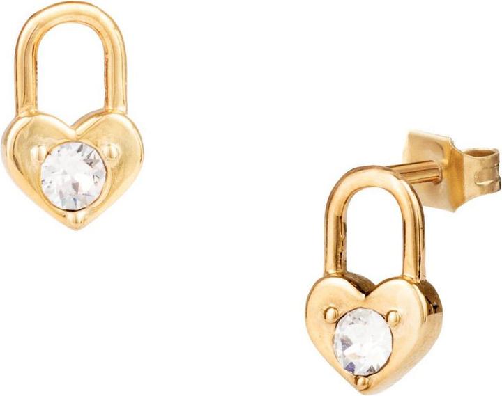 Liu Jo Essential Gold Plated Earrings with Zirconia LJ2140