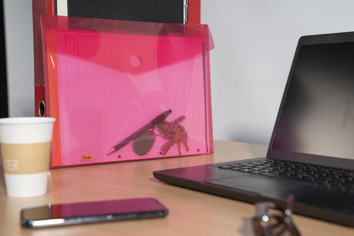 Image du produit Exacompta Sachet de 5 pochettes-enveloppes polypropylène - A4 - Couleurs assorties (A4, 5 x)