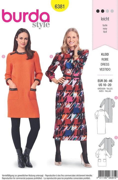 Produktbild Schnittmuster Kleid Retro