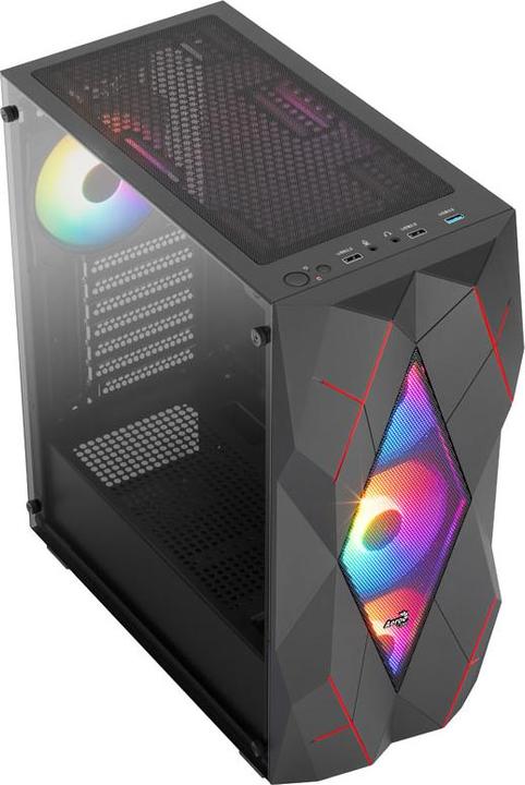 Actual product image AeroCool Volcan-G-BK-v1 (ATX, mATX, Mini-ITX)