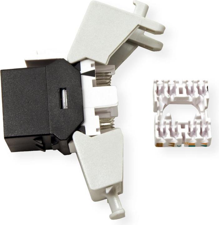 Produktbild Roline C6 Keystone UTP180°,werkzeuglos (U/UTP, CAT6, 0.04 m)