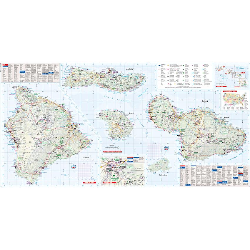 Thumbnail - Hawaiian Islands, Landkarte