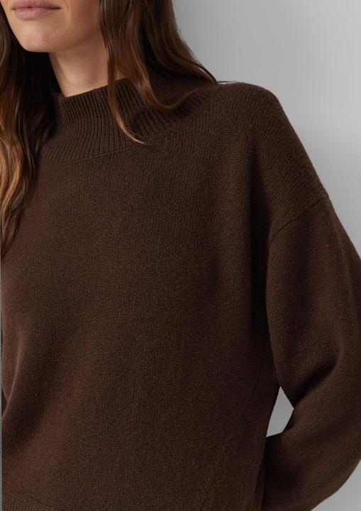 Produktbild s.Oliver Strickpullover Weicher Pullover mit Stehkragen (46)