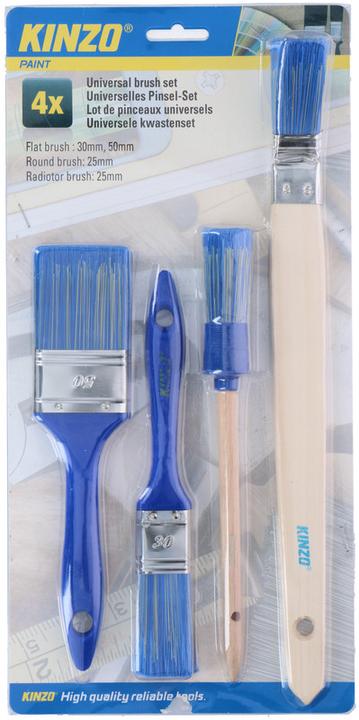 Kinzo Paint brush set WD 4pcs (50 mm)