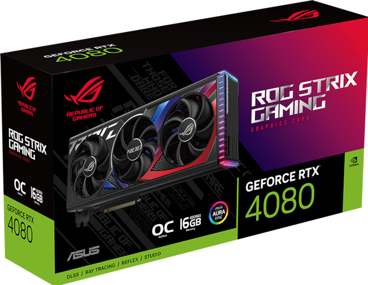 Actual product image ASUS ROG Strix GeForce RTX 4080 OC Edition (16 GB)