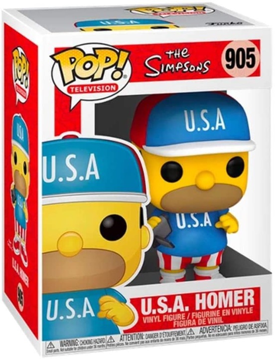 Image du produit Funko POP! - Simpsons: U.S.A. Homer