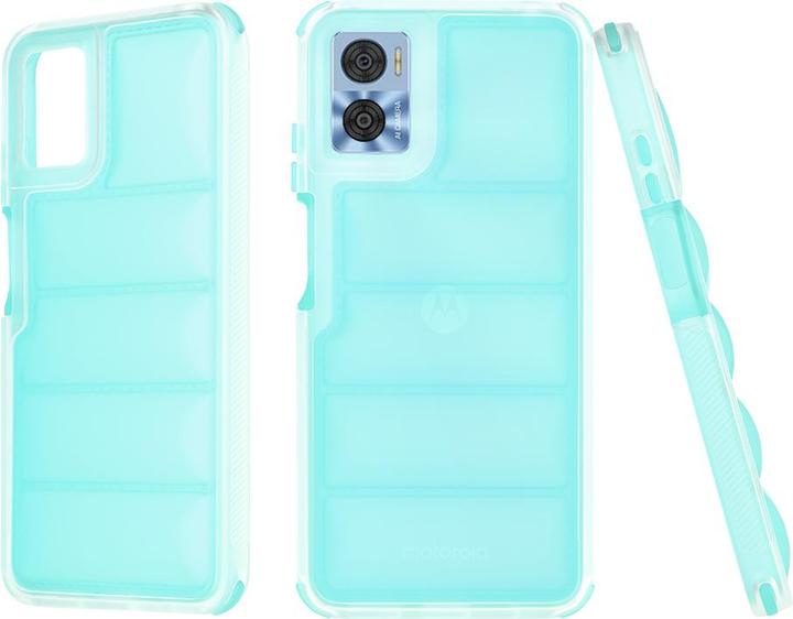 Techsuit - Wave Shield - Motorola Moto E22 / Moto E22i - Turquoise (Motorola Moto E22i, Motorola Moto E22)