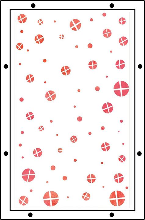 Immagine prodotto Sizzix Set di Timbri trasparenti 10 Pezzi / 3 Pezzi Stencils - The R's have it by Cat Kerr