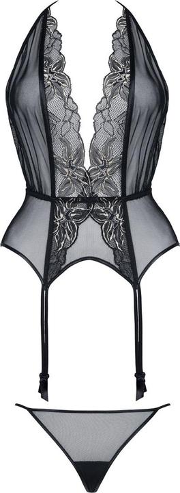 Produktbild Demoniq Strapshemd in schwarz/gold (L)