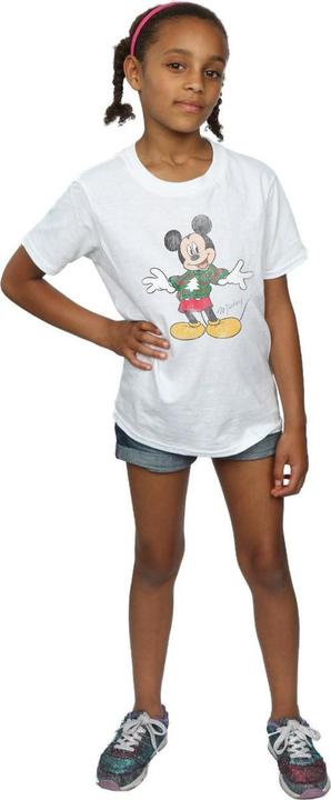 Produktbild Disney Mickey Mouse Christmas Jumper TShirt Mädchen (116)