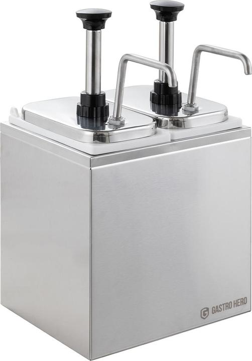 Gastro Hero Saucenspender - - Dosierpumpe Edelstahl