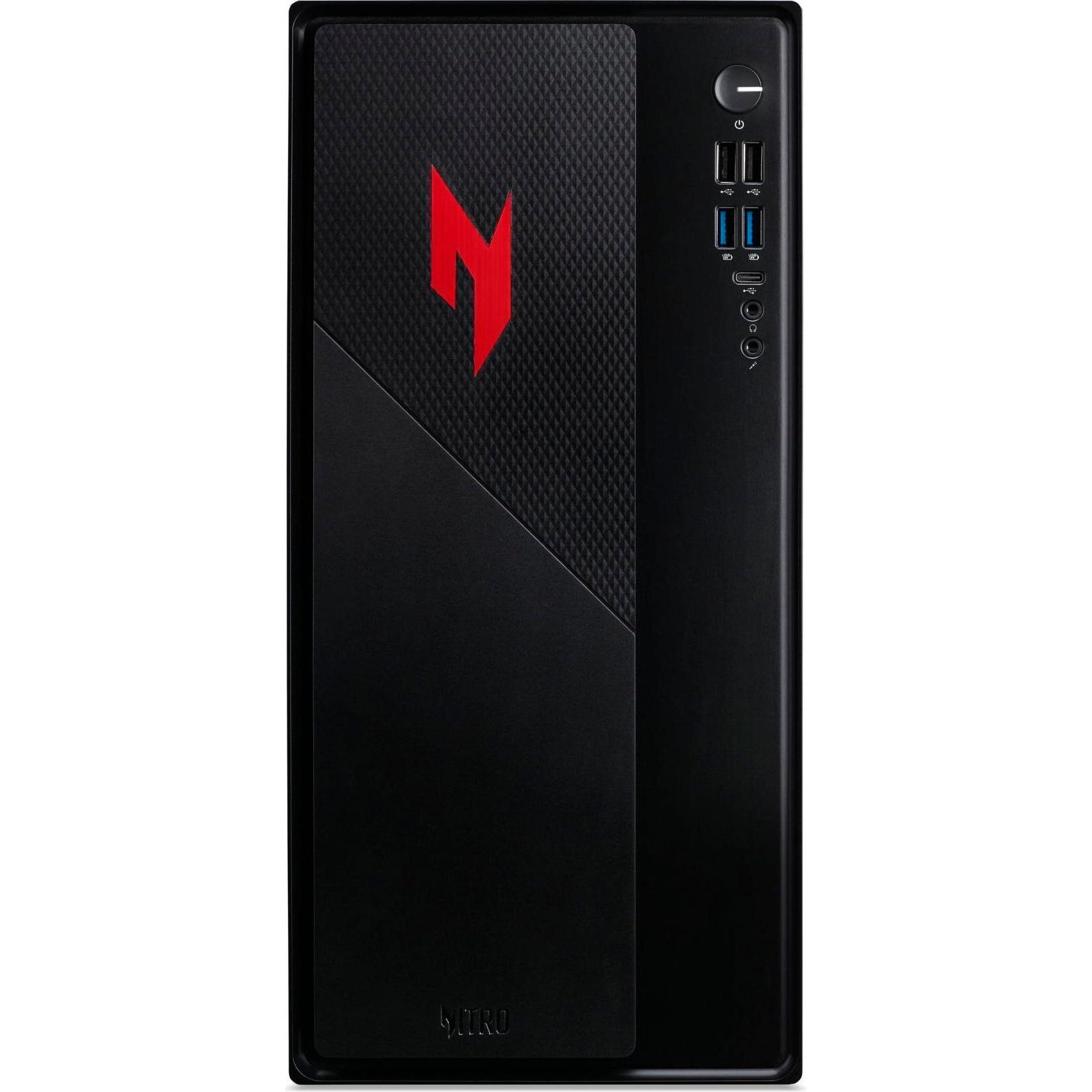 Acer Nitro 50 (Intel Core Ultra 7 265F, 32 GB, 1000 GB, GeForce RTX 5060), PC, Schwarz, Rot