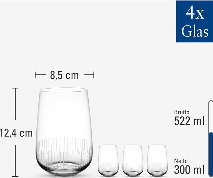 Immagine prodotto Villeroy & Boch Bicchiere lungo, set di 4 bicchieri Afina (0.30 l, 4x)