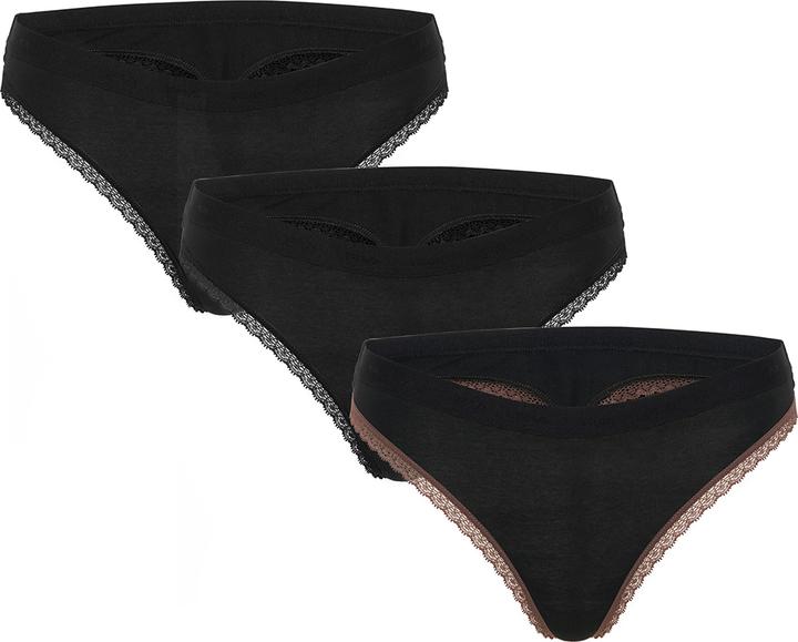 Produktbild FILA Woman String Elastic With Logo Pack Of 3 Pieces In (XL, 3er Pack)