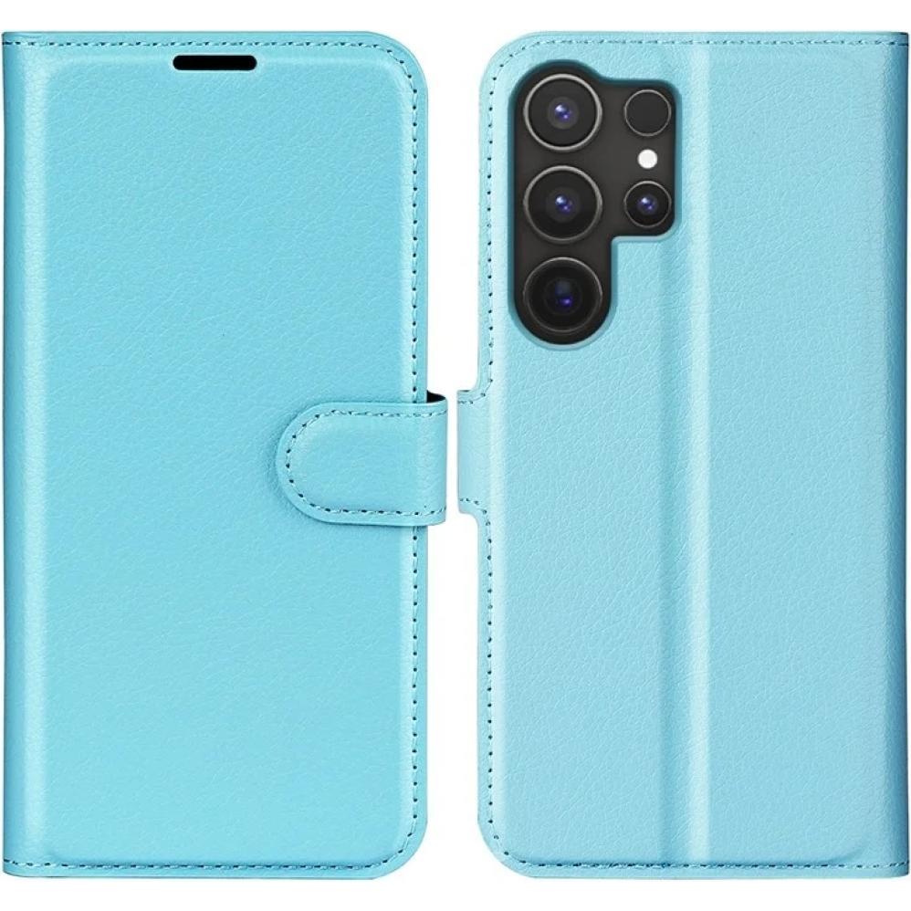 Screenguard Leather Guard Lederhülle (Samsung Galaxy S25 Ultra), Smartphone Hülle, Blau