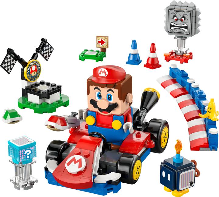 Produktbild LEGO Mario Kart – Interaktiver LEGO Mario & Standard-Kart (72043, LEGO Super Mario)