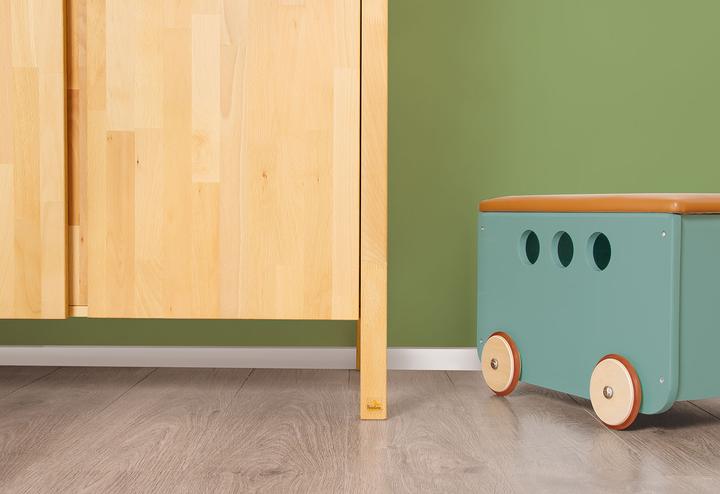 Immagine prodotto Pinolino Set da camera per bambini "Enno" extra large, 3 pezzi. (Culla, Fasciatoio, Armadi bambini)