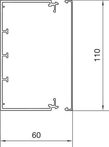 Produktbild Hager Leitungsführungskanal (Kabelkanal, 200 cm)