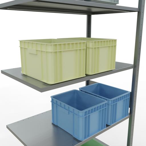 Image du produit Schulte Lagertechnik Système enfichable Élément suivant MULTIplus150 avec traverse de longueur