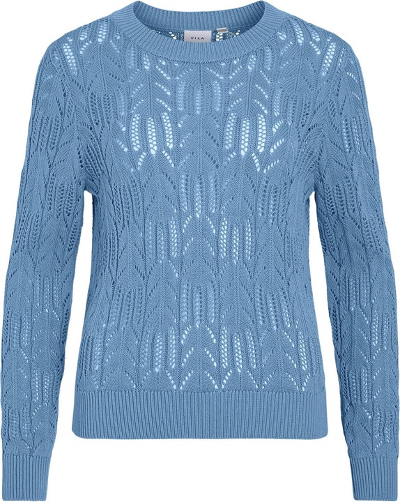 Vila Rundhals Strickpullover