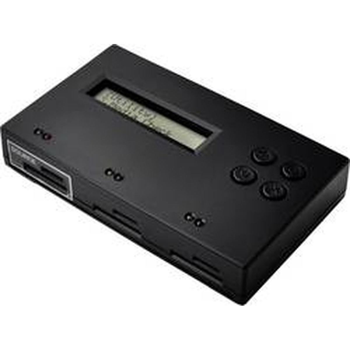 Renkforce Lettore portatile di flash SD/MicroSD con funzione di copia da 1 a 2 da (Micro USB), Lettore di schede di memoria