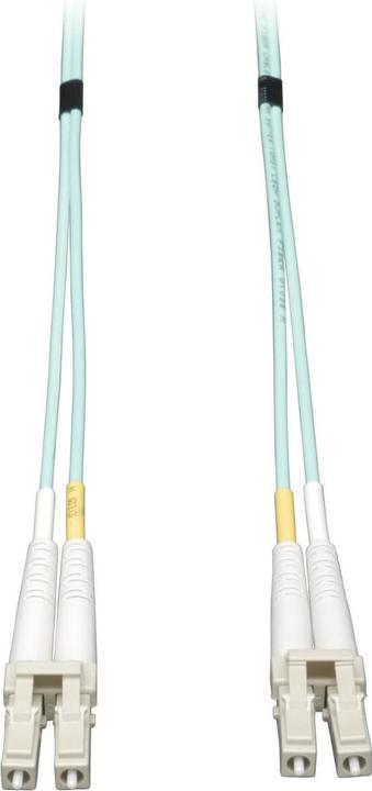 Actual product image Eaton 10Gb Duplex Multimode 50/125 OM3 LSZH Fiber Patch Cable LC/LC - Aqua 15m 50ft. (CAT7, 15 m)