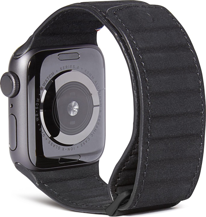 Actual product image Decoded Traction Strap 42/44mm (42 mm, 45 mm, 44 mm, Full-grain leather, Apple Watch Series 9)