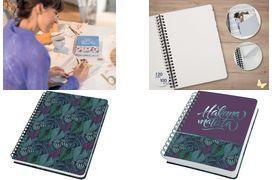 Actual product image Jolie Spiral Notebook A5 (A5, Dotted, Soft cover)
