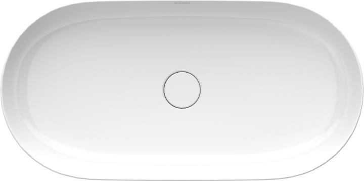 Produktbild Duravit Aufsatzbecken LUV o ÜL HLB 800x400mm ohne Hahnloch weiss (Aufsatzspülbecken, 40 cm, 80 cm)