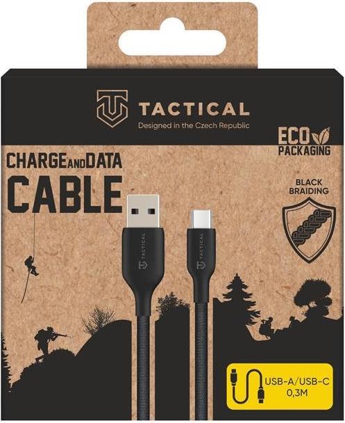 Produktbild Tactical Cable USB-A/USB-C 0,3 m Schwarz (0.30 m, USB 2.0)