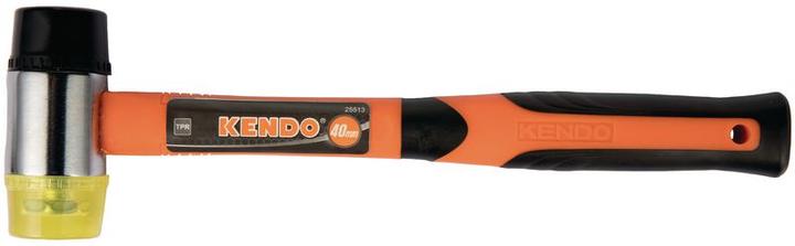 Actual product image Kendo Soft face hammer with fibreglass handle (525 g)