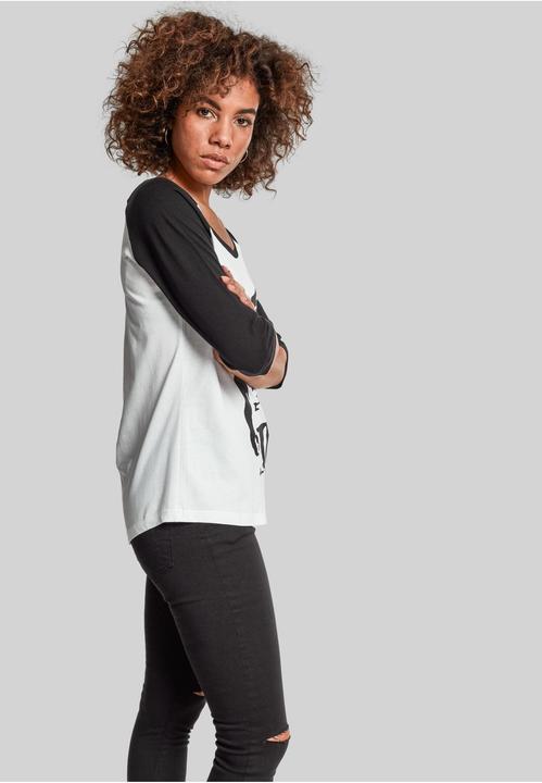 Actual product image Merchcode Ladies Brandalised - Banksy's Graffiti Ape Raglan Tee (XXL)
