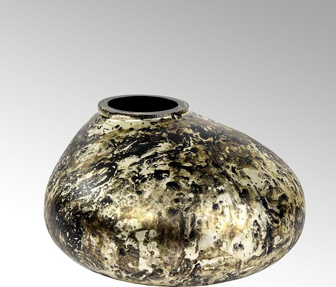 Produktbild Kala Vase/Glasgefäss Farbe vintage silber H 15,5 cm, D 25 cm