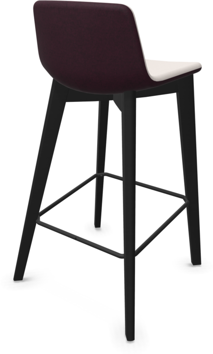 Beige, Black, Bordeaux - Red melange, Ash stained black