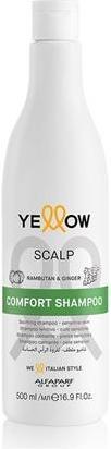 Produktbild Alfaparf Yellow Scalp Comfort Shampoo 500ml (500 ml, Flüssiges Shampoo)