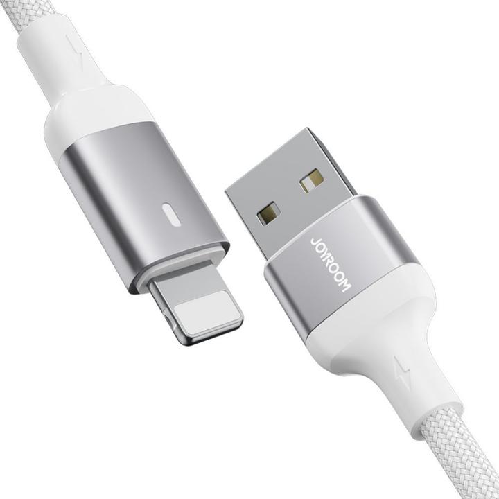 Produktbild Joyroom S-UL012A10 Extraordinary Series 2.4A USB-A to Lightning Fast Charging Data Cable 1.2m-White (1.20 m, USB 2.0)