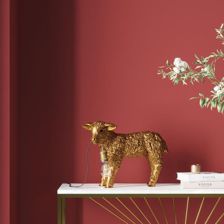 Actual product image Kare Design Table lamp Animal Flower Sheep Gold 36cm (E27)