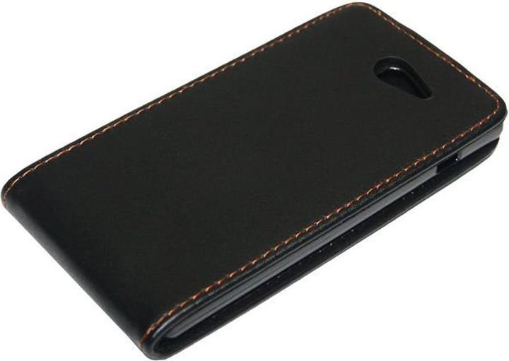 Produktbild König Design Handyhülle Tasche (Flip Slim) für Sony Xperia M2 schwarz (Sony Xperia M2)