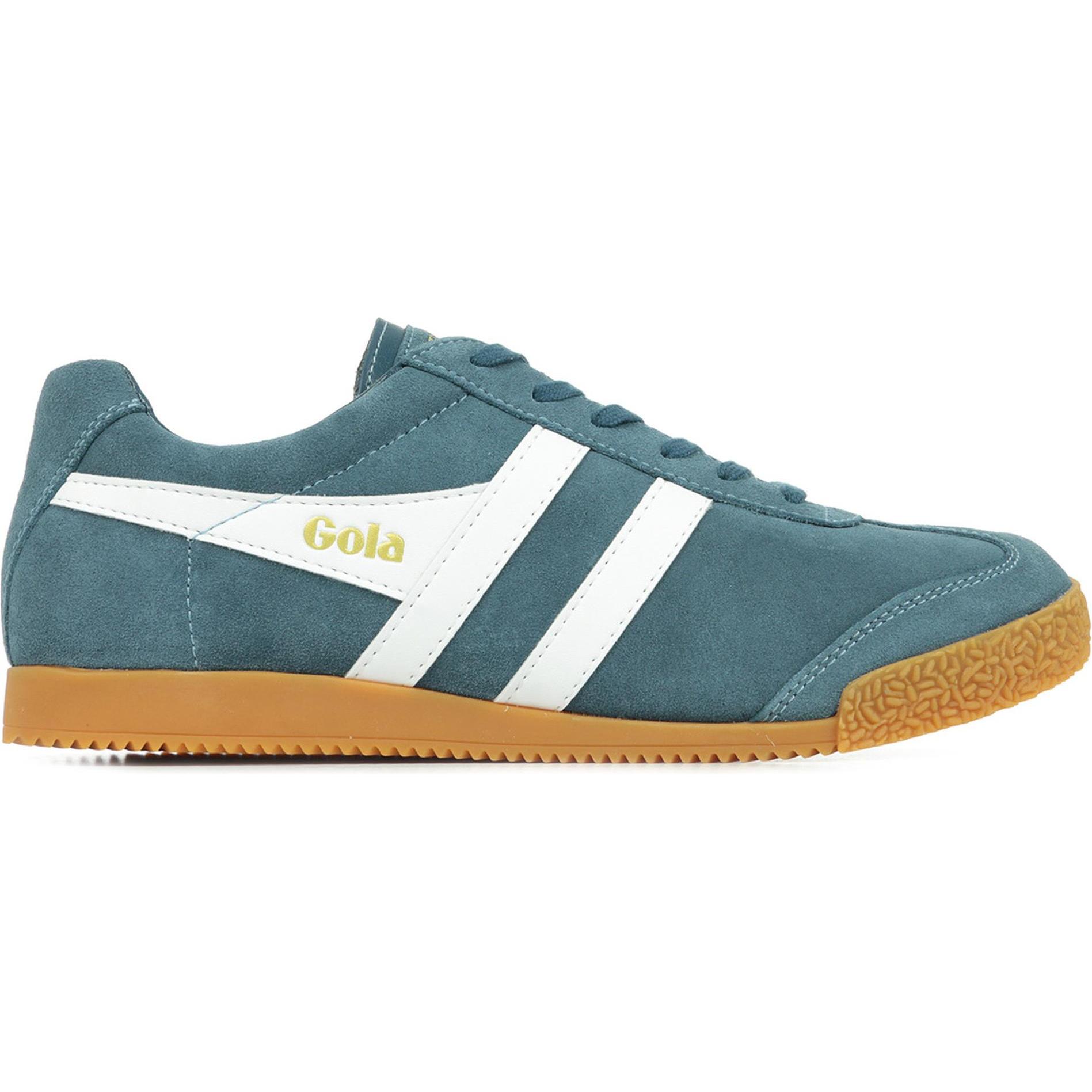 Gola, Herren, Sneaker, Harrier Suede - 62151, Blau, (44)