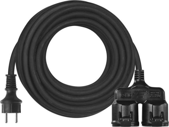 Actual product image Emos Extension cable with 2 earthed sockets IP44 20 m (20 m)