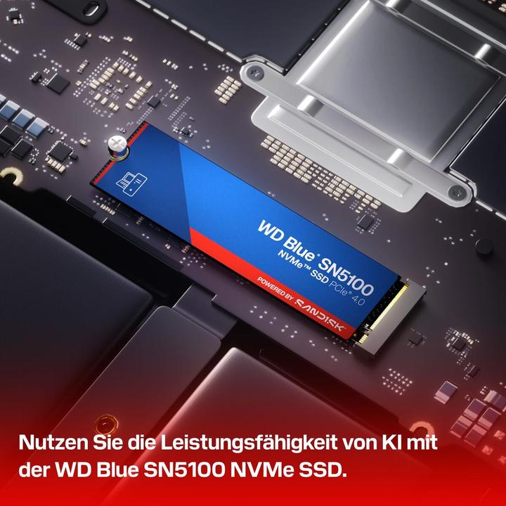 Produktbild WD Blue SN5100 powered by SANDISK (1000 GB, M.2, M.2 2280)