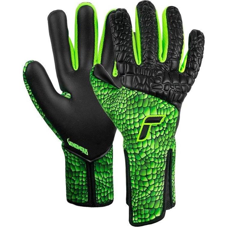 Reusch, Unisex, Handschuhe, Venomous Gold X Torwarthandschuh, Grün, Schwarz, (10)