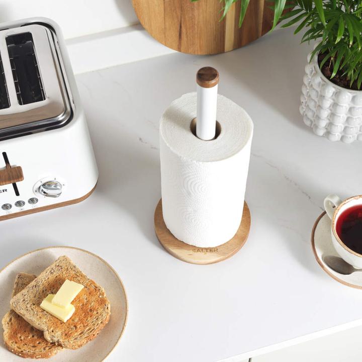 Actual product image Salter BW13565W1EU7 Toronto Kitchen Roll Holder - White