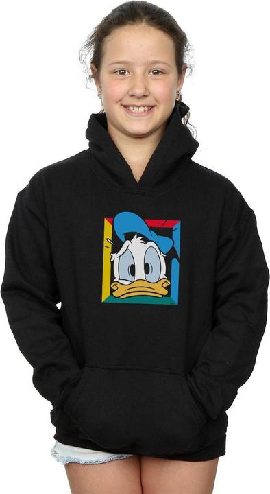 Actual product image Disney Girls Donald Duck Panicked Hoodie (116)