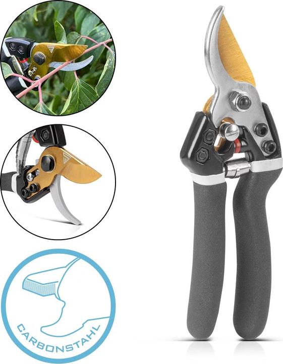 Produktbild Stahlwerk Gartenschere aus Carbon-Stahl Rosenschere / Rebschere / Gärtnerschere