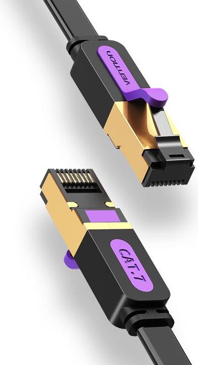 Immagine prodotto Vention Cavo di rete UTP Categoria 7 a tariffa flat ICABK 8m Nero (UTP, CAT7, 8 m)