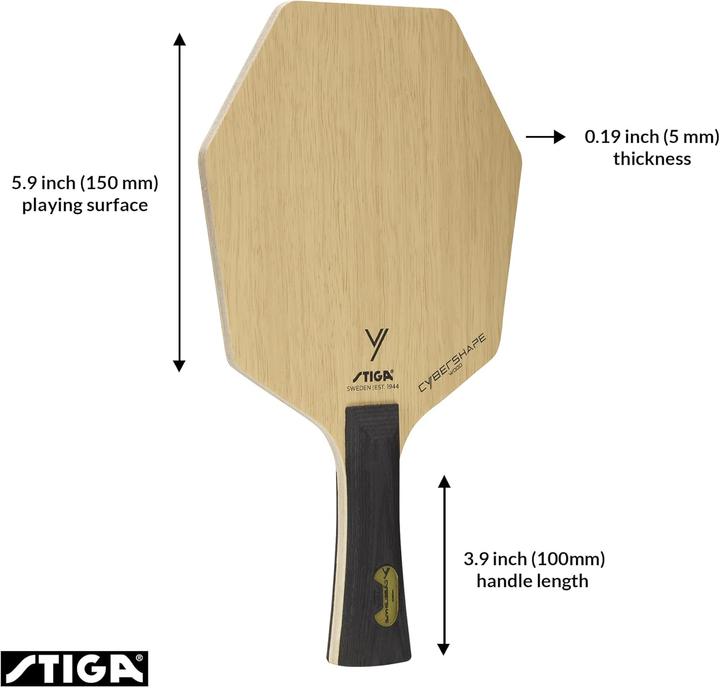 Produktbild Stiga Cybershape Tischtennisschläger-Holz Konkav