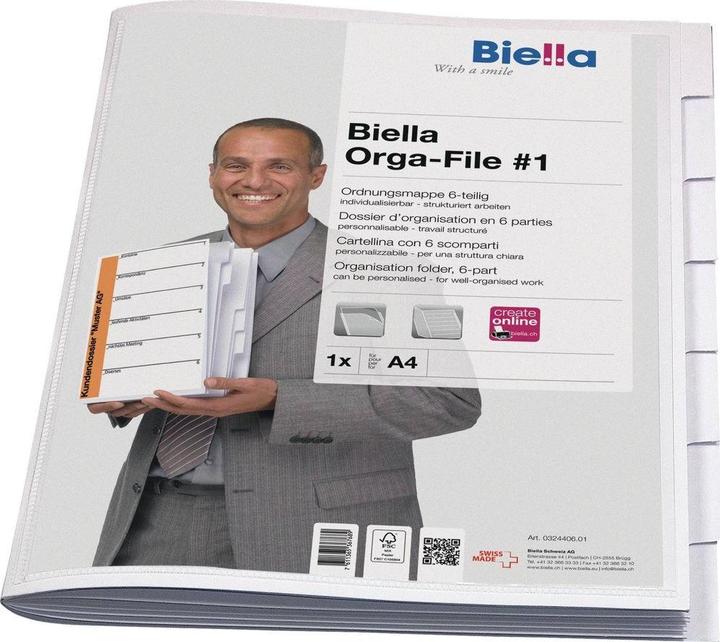 Actual product image Biella Organization folder Orga-File (A4, 1x)